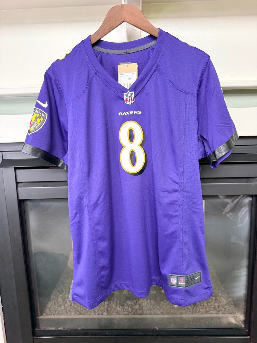 Nike Ravens Jackson #8 Purple NFL On Field Jersey Women’s XXL NWT